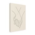 thumbnail image 5 of Canvas Wall Art - Pictufy Studio II 'Holding Hands Green' Wall Art for Living Room, Bedroom, or Office Décor by Trademark Fine Art - 30 x 47 Inches, 5 of 5