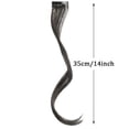 thumbnail image 3 of Long Side Air Bangs Wavy Curly Clip In Fringe Bangs Wig Front Side Bangs for Women, 3 of 5