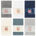 thumbnail image 2 of Authentic Hotel and Spa  Turkish Cotton Rebecca Embellished Hand Towel Dark Gray, 2 of 5
