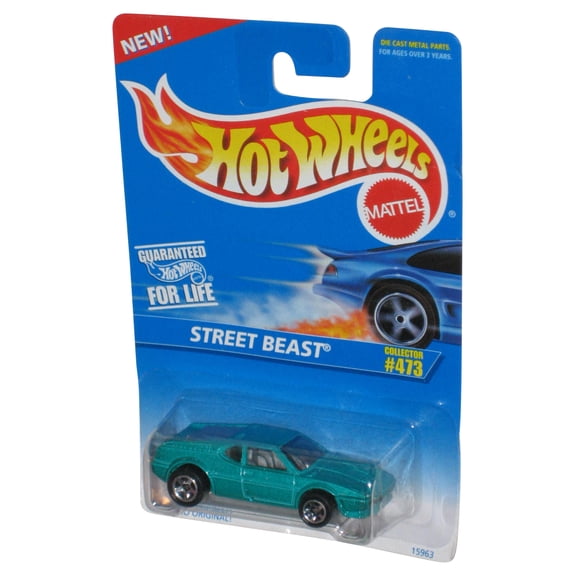 Hot Wheels Street Beast (1995) Mattel Green Die-Cast Toy Car #473