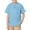 Light Blue, variant on SGMVNU Basic Tops for Boys Short Sleeve Summer Blouse Casual Lapel Collar Button up Loose Fit Solid Color Cotton T-Shirts for Age 13-14 Years, Orange