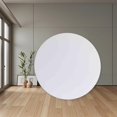 thumbnail image 1 of Round Rock Board Lazy Susan Turntable for Table | 12（mm） Thick Matte Pure White Table Lazy Susan Centerpiece for Entertainment or Convenient Storage, 70cm/28in（Customizable Size）, 1 of 8