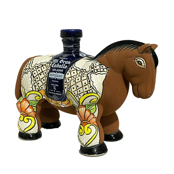 Tequila Mi Gran Caballo Reposado Cerámica 1L Reposado