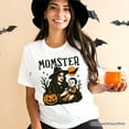 thumbnail image 5 of Momster T-Shirt for Spooky Season, Witchy Halloween Tee for Moms, 5 of 6