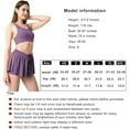 thumbnail image 3 of 2-in-1 Shorts Yoga Wear Running Fitness Sports Tennis Skirt Pants Plus Size Sports Shorts for Women, 3 of 8