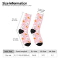 thumbnail image 2 of Fotbe Rabbit And Carrot Calcetas Largas con Estampado para Hombre y Mujer – Calcetas de Compresión Transpirables y Elásticas, Viajar y Uso Diario Talla 5-11, 2 of 6
