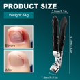 thumbnail image 2 of Long Handle Pro Toenail Clippers, 2025 New Nail Clippers for Seniors Nail Clippers for Thick Toenails, Wide Jaw Opening Toe Nail Cutter Curved Toenail Clippers for Senior Men Women (2PCS), 2 of 7