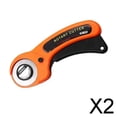 thumbnail image 1 of Rodillo rotatorio Sharpla 2 x 45 mm para coser y acolchar 2 piezas color naranja, 1 of 8