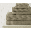 Zero Twist Herringbone 6pc Towel Set