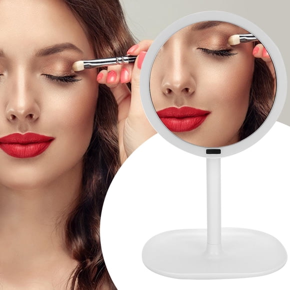 Espejo De Maquillaje, Espejo De Aumento 10X, Embalaje Exquisito Hogar Multifunción De Alto Brillo Para Dormitorio