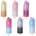 thumbnail image 5 of Wosthever Botella de agua personalizada para todos los días | Taza aislada de gran capacidad con hervidor seguro y confiable Cocina y Comedor Azul degradado, 5 of 5