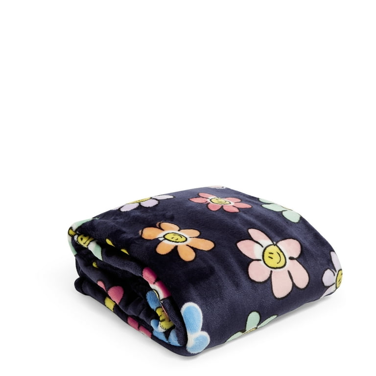 Super Soft Vera Bradley Women's Polyester Fuzzy Printed Plush