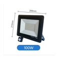 thumbnail image 2 of 100W 50W 30W 20W Outdoor Led Projector Motion Detector Spot Lamp Sensor Led Spot Waterproof Exterior Lighting ,Wide Application, 2 of 7
