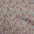 thumbnail image 1 of oneOone Rayon Blue Fabric Asian Suzani Sewing Craft Projects Fabric Prints By Yard 56 Inch Wide, 1 of 5