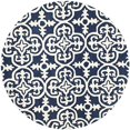 thumbnail image 2 of Safavieh Chatham Dark Blue Contemporary Rug - Round 5', 2 of 5
