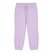 Athletic Works Girls Fleece Joggers, Sizes 4-18 & Plus