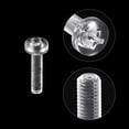 thumbnail image 4 of Unique Bargains M2x10mm Plastic Phillips Bolts PC Pan Head Machine Screws Transparent 50 Pack, 4 of 5