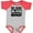 Baseball Heather and Red, variant on Inktastic Eat, Sleep, Jiu Jitsu, Repeat Boys or Girls Baby Bodysuit