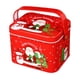 thumbnail image 1 of Decoraciones navideñas, adornos navideños, regalos navideños Caja de almacenamiento de dulces navideños Ambiente festivo Caja de hierro portátil Caja de almacenamiento de postres para picnic Almacenam, 1 of 5