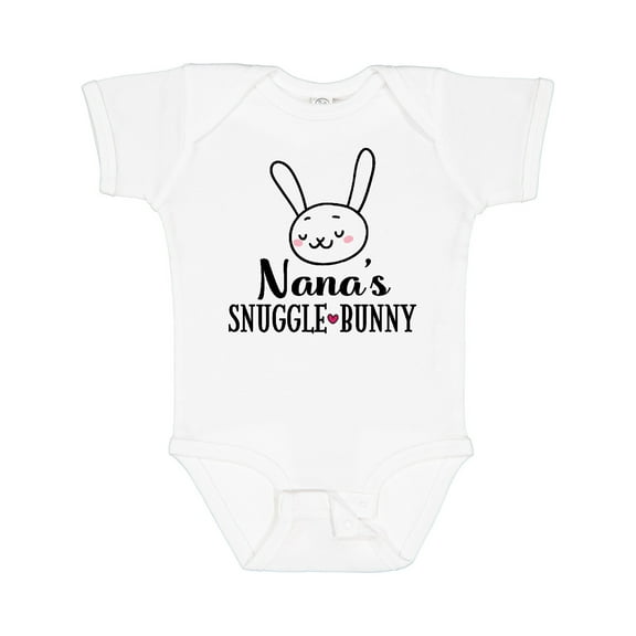 Inktastic Nana Bunny Grandchild Boys or Girls Baby Bodysuit