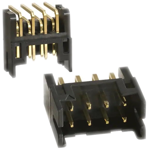 DF11-8DP-2DS Connector Header Through Hole, Right Angle 8 position TP2A DF11 DS