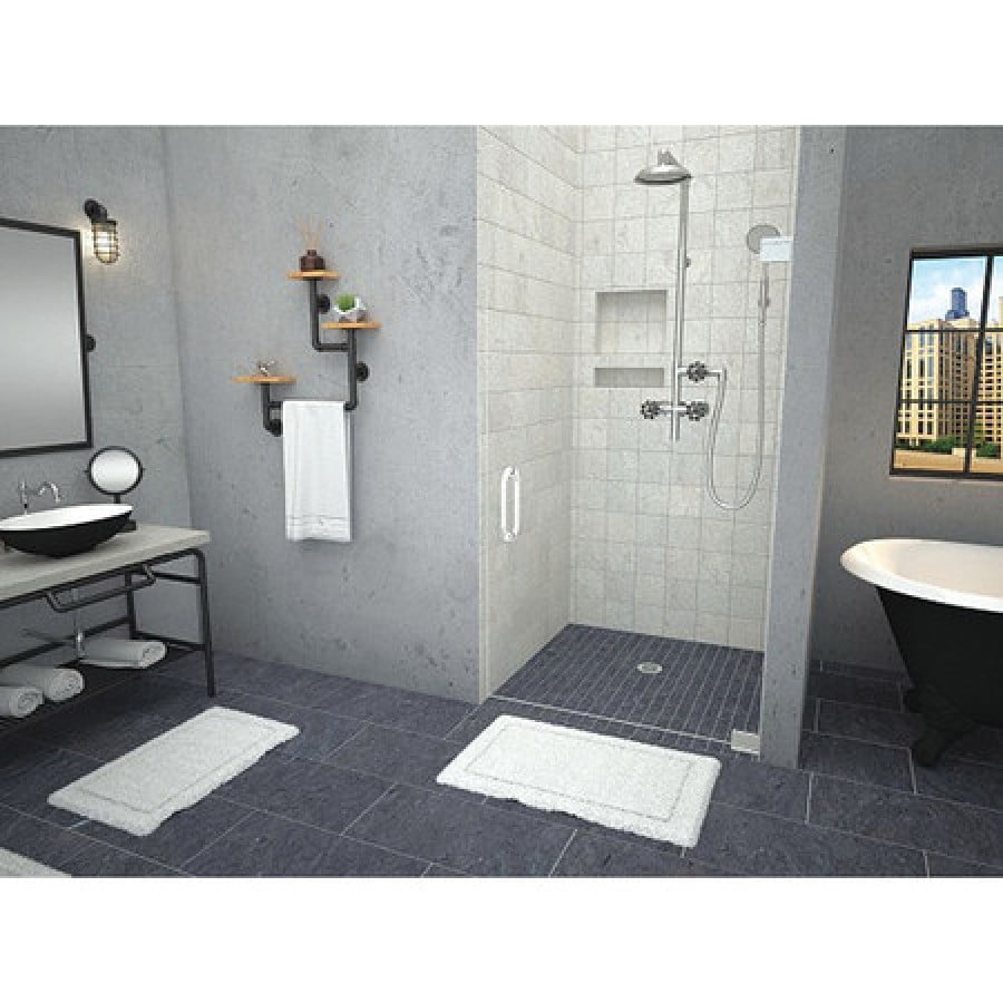 TILE REDI 3838CBFPVC 38x38" BarrierFree Shower Base with Center Drain