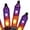 Purple/Orange, variant on Member's Mark 100ct Dual Color Mini LED Lights, 22.3' Lighted Length