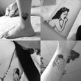 thumbnail image 4 of Pegatinas 100 Pegatinas Semipermanentes Impermeables Para Tatuajes Para Hombres Y Mujeres, Pegatinas De Tatuaje Para Parejas, 4 of 6