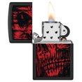 thumbnail image 5 of Zippo Red Skull Design Black Matte Pocket Lighter, 5 of 7