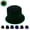 Green, variant on LED Bucket Hat for Men Women Lightweight Breathable Fashion Caps Light Up Party Bucket Hat for Night Out