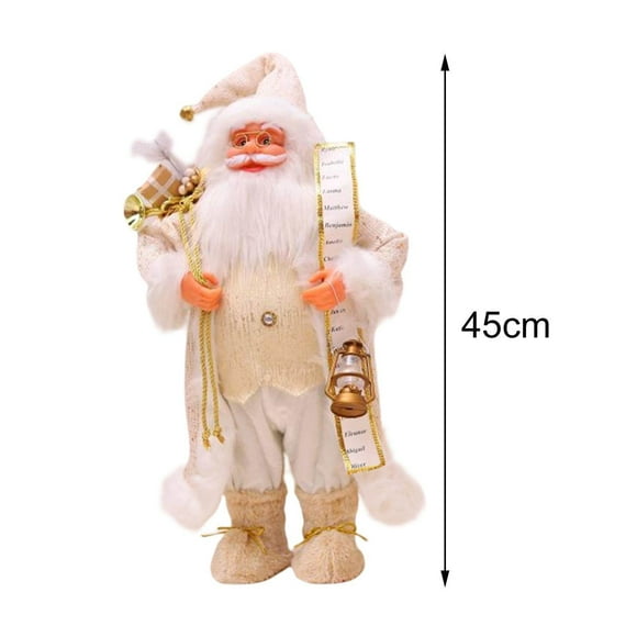 Langgg Santa Claus Figurine Decoration Collectibles for Bathroom Fireplace New Year
