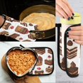 thumbnail image 5 of Yayeee Oven Mitts and Pot Holder Set of 2 Heat Resistant Kitchen Gloves Baking Hot Pad, White Sweet Cakes, 5 of 5