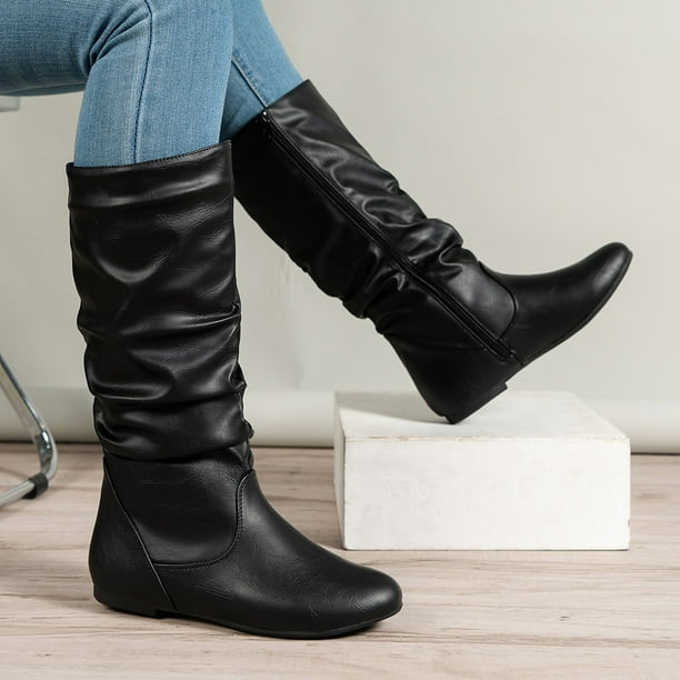 新品★ WIDE SQUARE SHORT BOOTS Men's Women's Sport Wide Square Toe Western Cowboy Boots