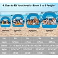 thumbnail image 4 of Carpa de Playa Etto para 3-4 Personas con Protección UV UPF 50+, 4 of 9