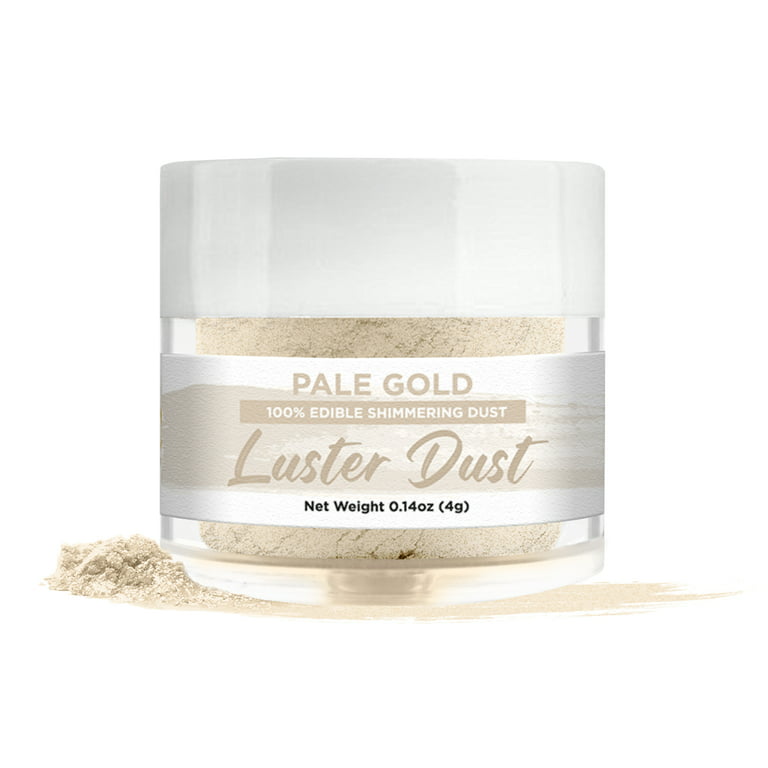 Bakell Pale Gold Edible Luster Dust & Paint, 4 Gram 