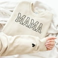thumbnail image 2 of Embroidered Mama Mom Sweatshirt - Perfect for Christmas 2023, 2 of 7