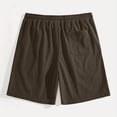 thumbnail image 5 of Ymyiu Shorts for Men Casual Men's Stretch Shorts Lightweight Casual Shorts Hiking Golf Shorts with Pockets Size 3XL(Brown, 3XL), 5 of 5
