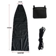 thumbnail image 1 of Black Replacement Seat Cloth for Textilene Hanging Swing Chair - 64x197x23CM, 1 of 6