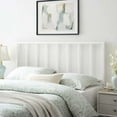 thumbnail image 2 of Headboard, Twin Size, Metal Steel, White, Modern Contemporary Urban Design, Bedroom Master Guest Suite, 2 of 7