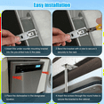 thumbnail image 4 of 2Pcs Dishwasher Mounting Fastening Bracket, WD01X27759 Dishwasher Quartz Countertop Install Clips, 4 of 6