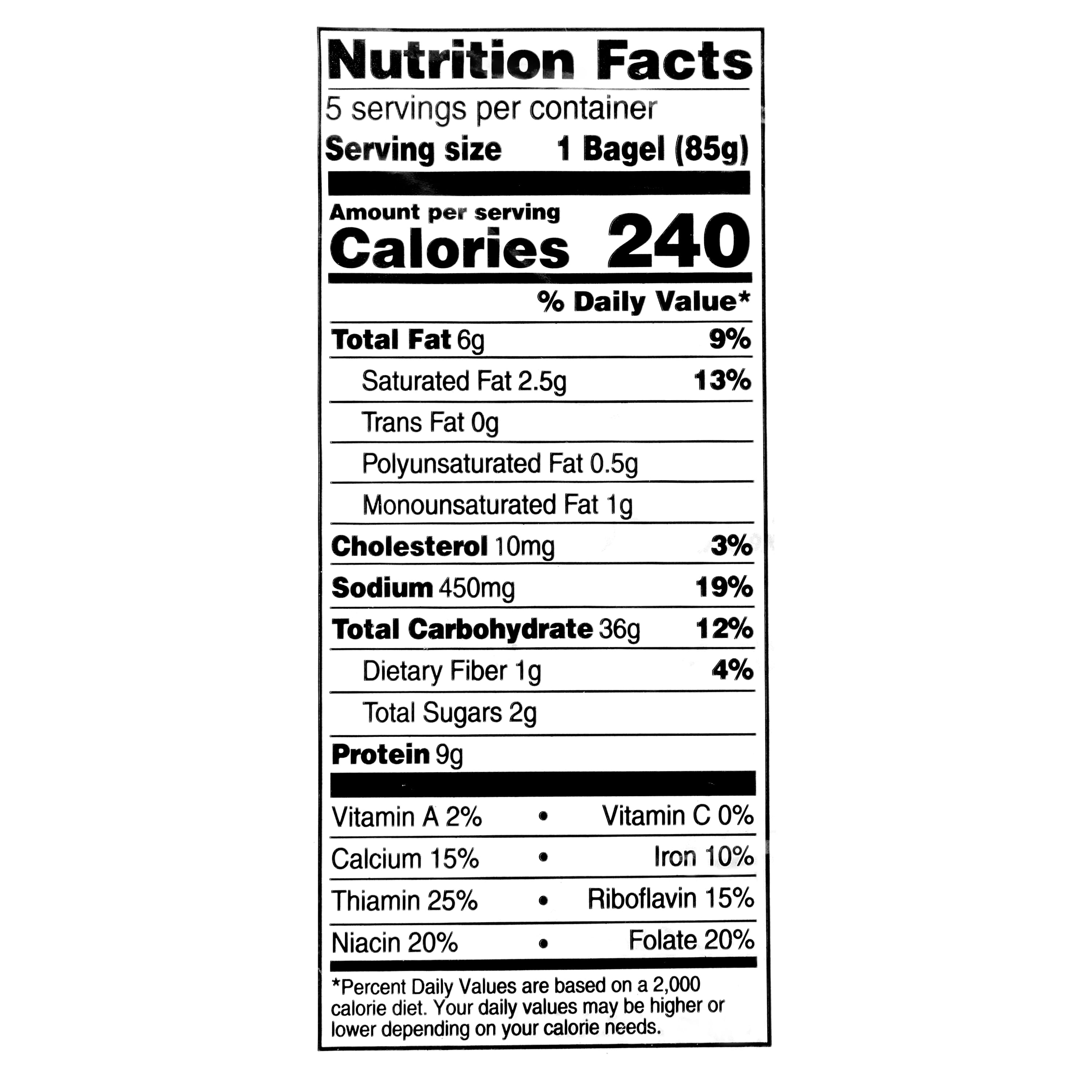 Sam's Choice Pre-Sliced Double Cheese Please Bagel, 15 oz, 5 Count