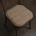 thumbnail image 5 of Aria Memory Foam Non-Slip Chair Cushion Pad with Ties 4 Pack - Multi Dark Brown, 5 of 6