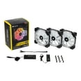 thumbnail image 3 of Corsair CO-9050067-WW HD Series, HD120 RGB LED, 120mm High Performance RGB LED PWM three fans with controller - CO-9050067-WW, 3 of 12