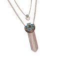 thumbnail image 1 of Collar con borla turquesa jinwen Retro Crystal Turquoise Tassel, 1 of 7