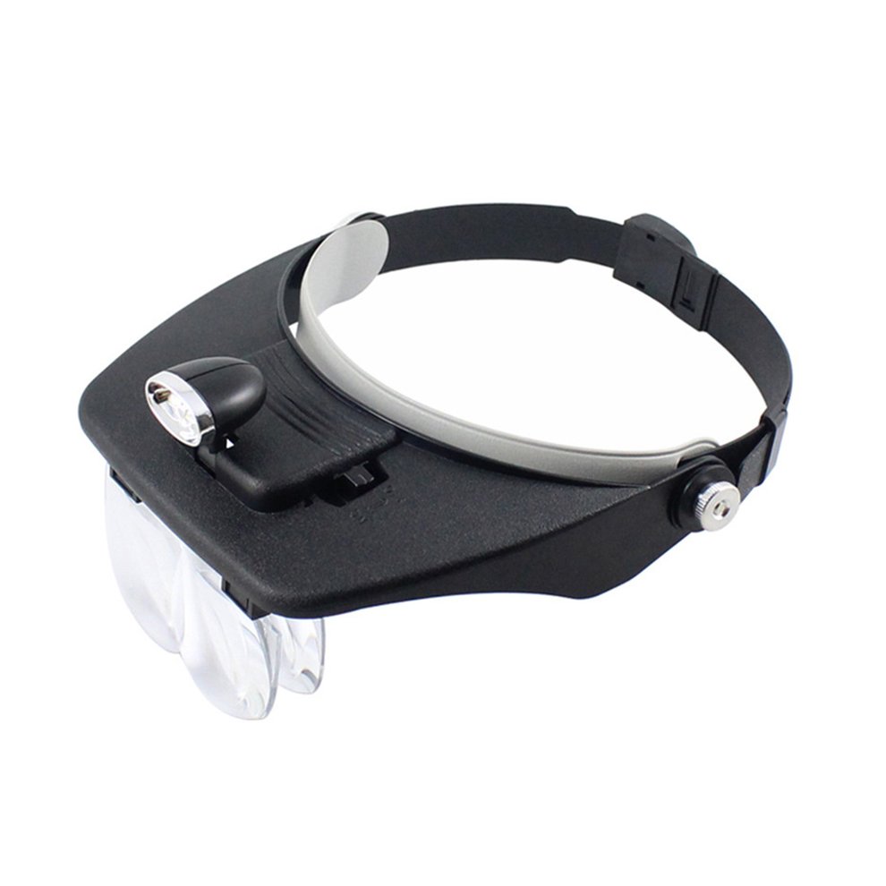 Upgraded New LED Lamp Headset Magnifying Glass Head Light Jeweler