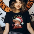 thumbnail image 3 of Mooey Christmas T-Shirt | Funny Cow Holiday Graphic Tee, Heliconia, Size 2XL, 3 of 6