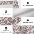 thumbnail image 5 of Purple Floral Outdoor Rug 5x7 Ft, Non Slip Washable Area Rug, Spring Plants Flowers Vintage Rustic Patio Rugs Carpet Runner, Large Floor Mat for Indoor/Outdoor Deck Porch Camping, 5 of 8