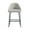 Stone and Black, variant on Gracie Stone and Black Leatherette Counter Stool with Steel Legs