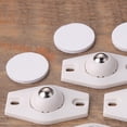 thumbnail image 2 of Caja de almacenamiento giratoria, ruedas universales para cubo de basura (blanco), 4 Uds. Likrtyny Para estrenar, 2 of 7