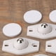 thumbnail image 2 of Caja de almacenamiento giratoria, ruedas universales para cubo de basura (blanco), 4 Uds. Likrtyny Para estrenar, 2 of 7